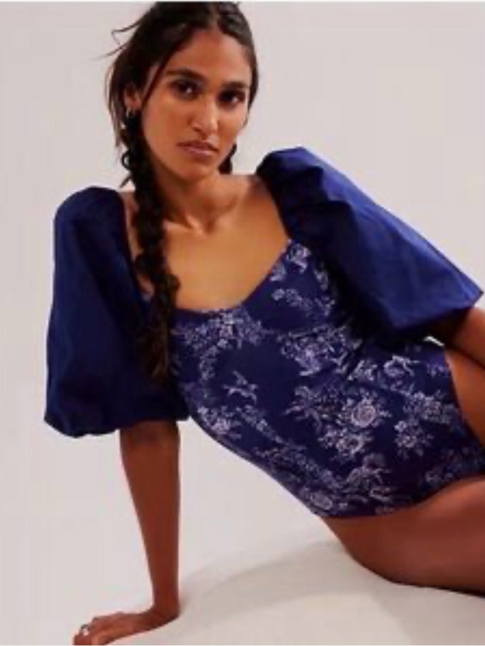 FREE PEOPLE sold out- Prairie Rose bodysuit sz:small- NWT